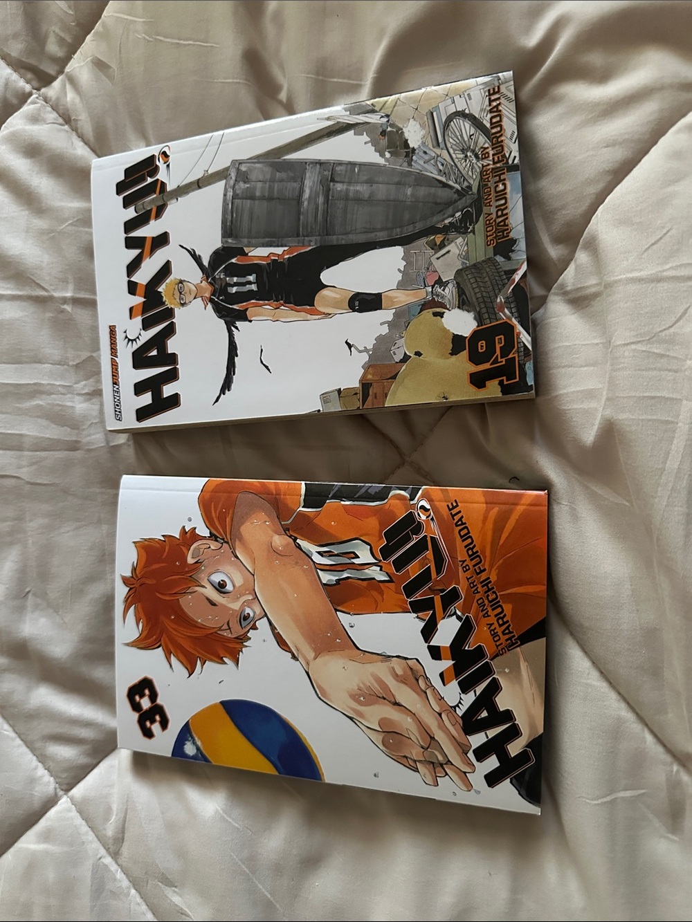 Haikyu!! Volumes 18 & 23 Manga - Orange & White Covers